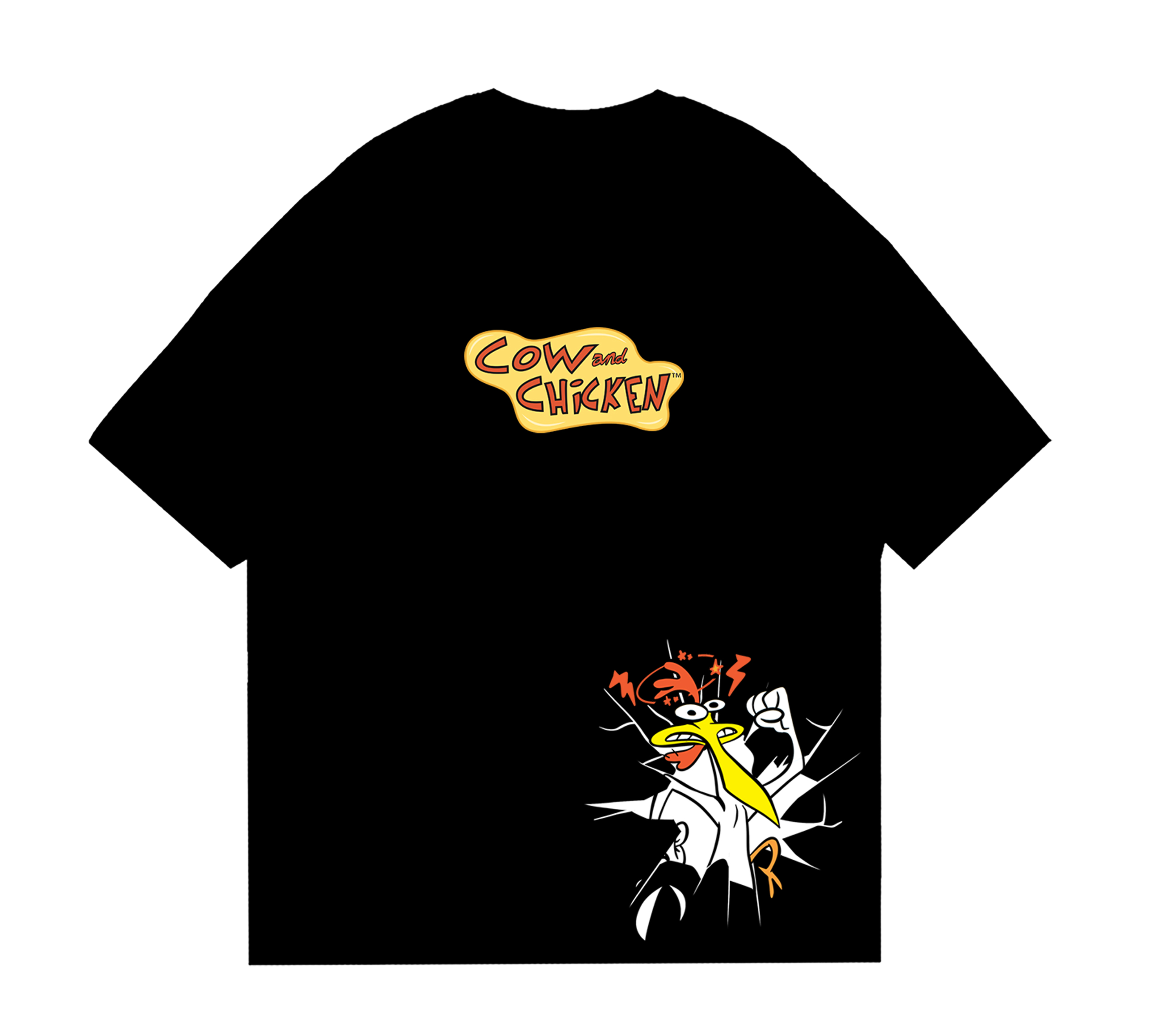 Camiseta infantil Vaca y Pollo